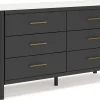 Sale American Furniture Galleries Cadmori 6-Drawer Dresser