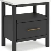 Online American Furniture Galleries Cadmori 1-Drawer Nightstand
