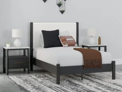 Best American Furniture Galleries Cadmori Full Upholstered Panel Bed