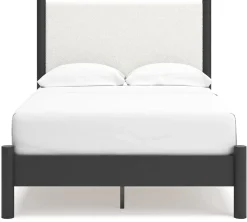 Best American Furniture Galleries Cadmori Full Upholstered Panel Bed