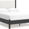 Clearance American Furniture Galleries Cadmori Queen Upholstered Panel Bed