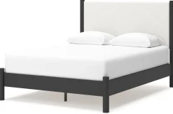 Clearance American Furniture Galleries Cadmori Queen Upholstered Panel Bed