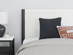 Clearance American Furniture Galleries Cadmori Queen Upholstered Panel Bed