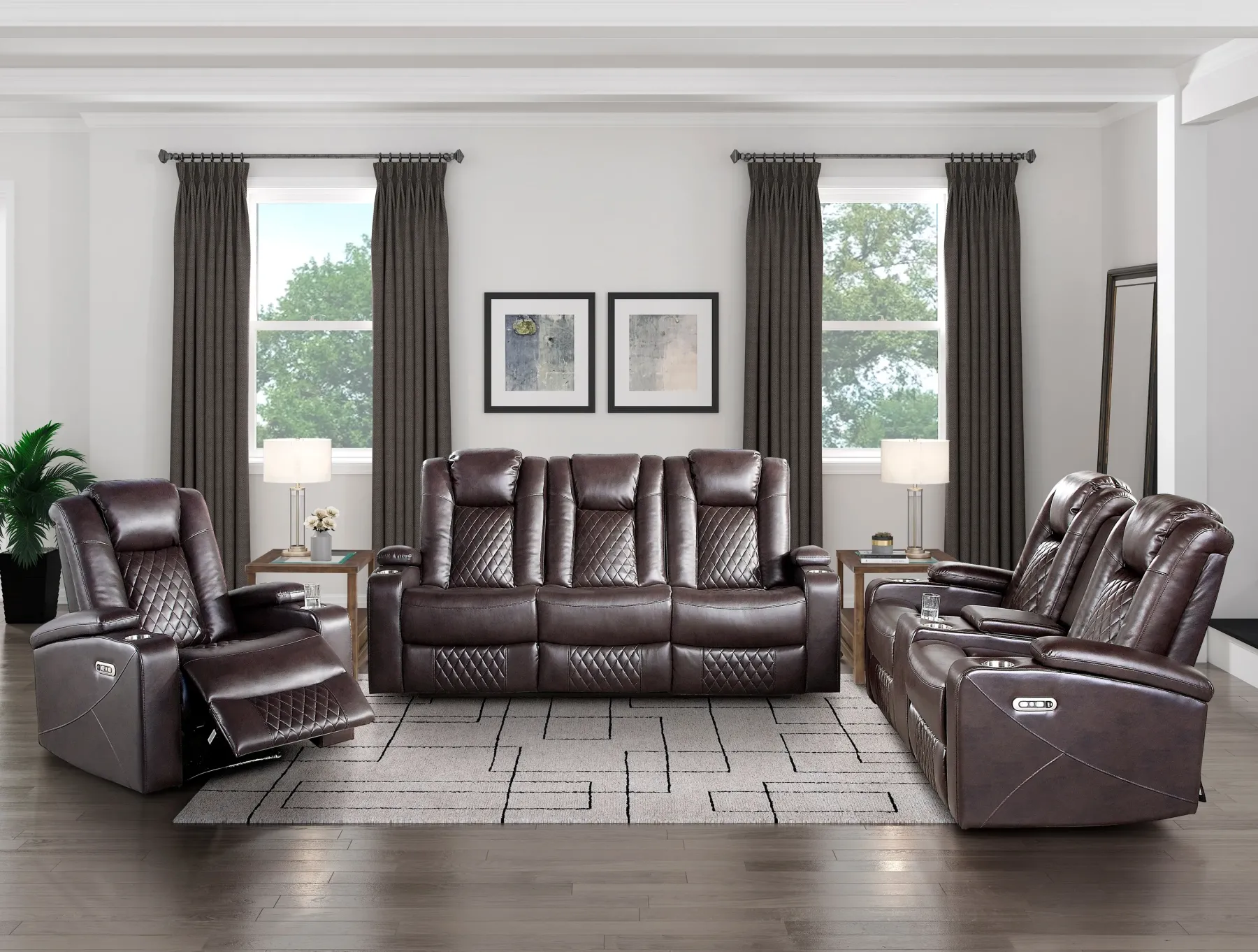 Outlet American Furniture Galleries Caelan Power Recliner