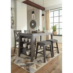 New American Furniture Galleries Caitbrook Counter Height Table