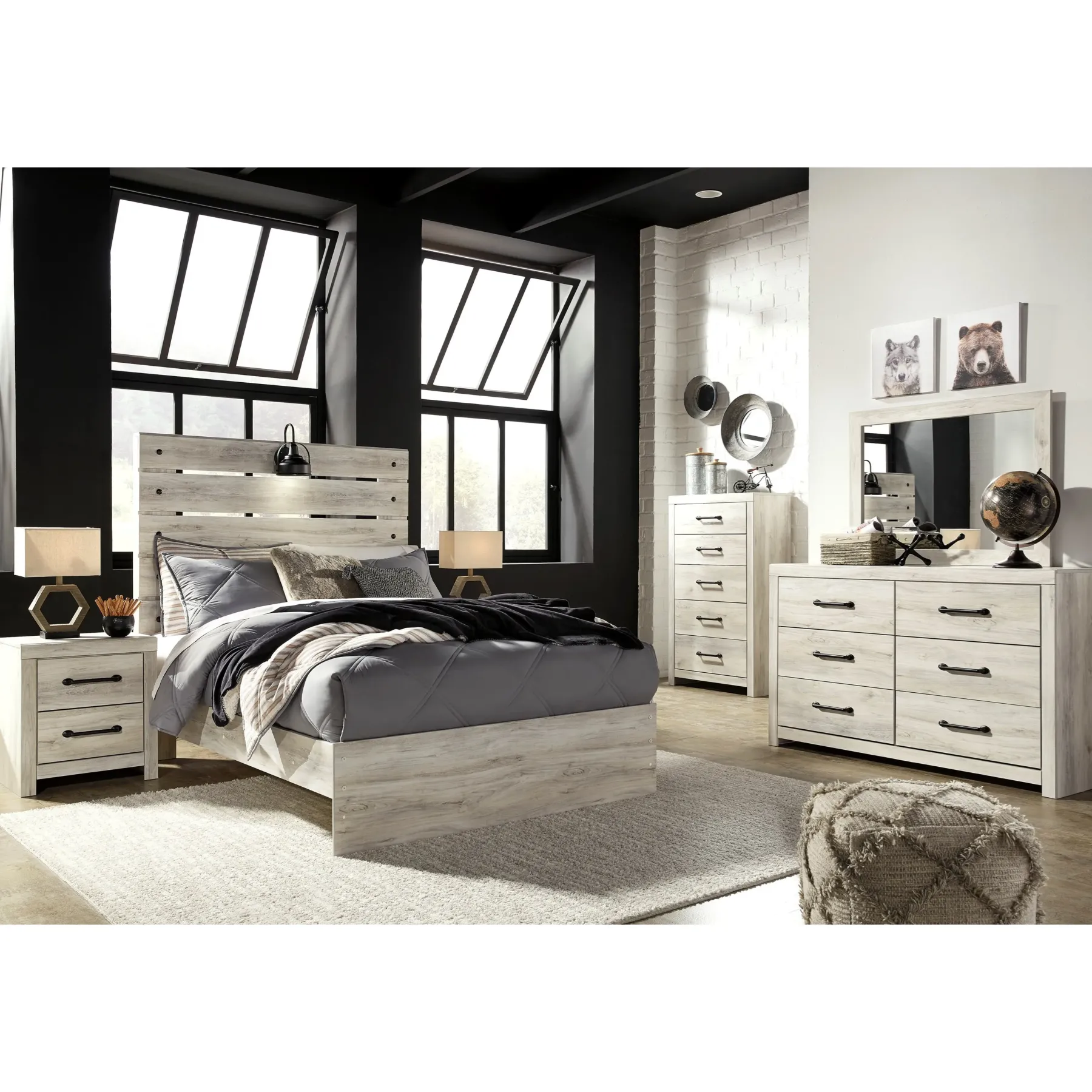 Online American Furniture Galleries Cambeck 6-Piece Full Bedroom Set