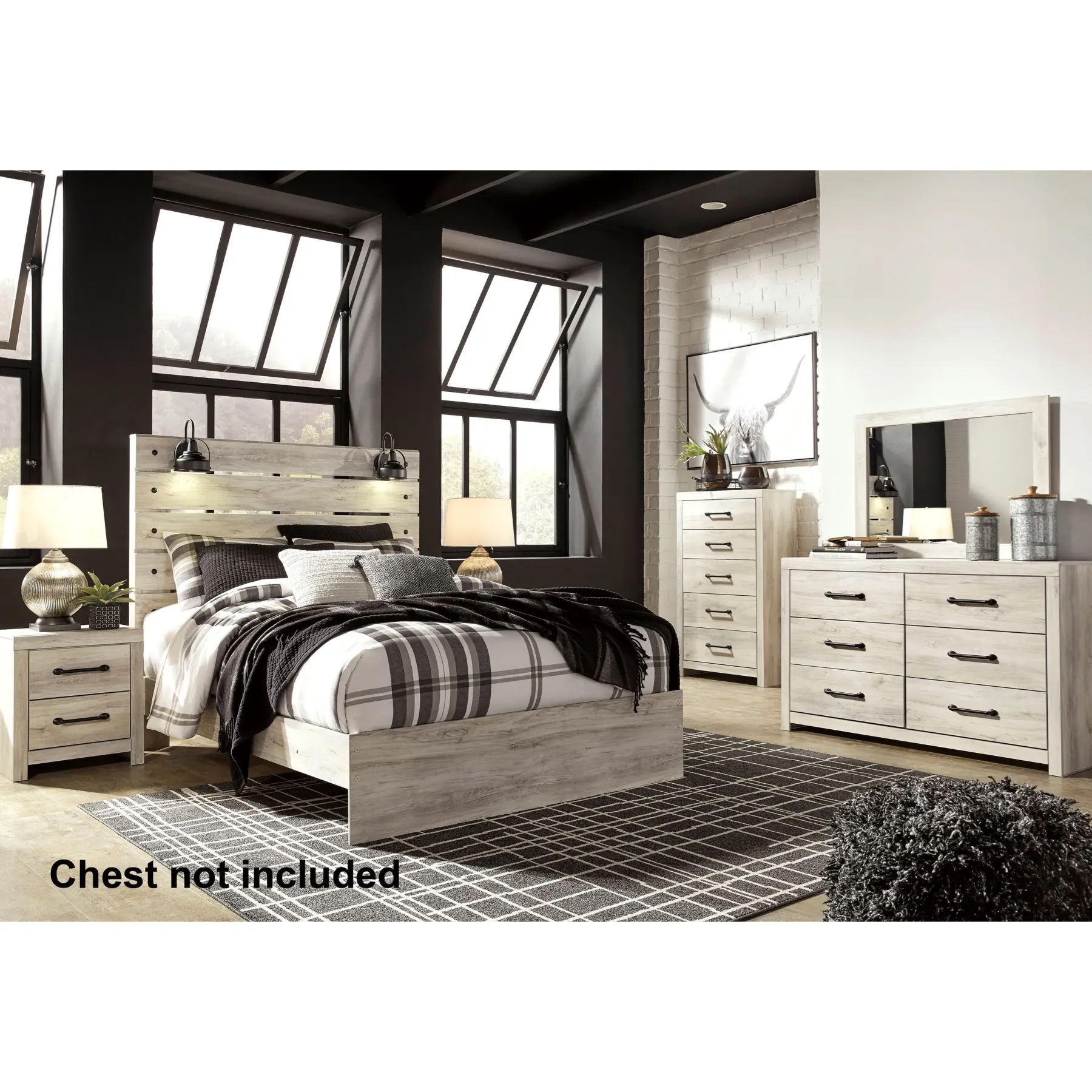 Fashion American Furniture Galleries Cambeck 6-Piece Queen Bedroom Set