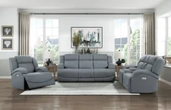 Clearance American Furniture Galleries Camryn Dual Power Reclining Sofa