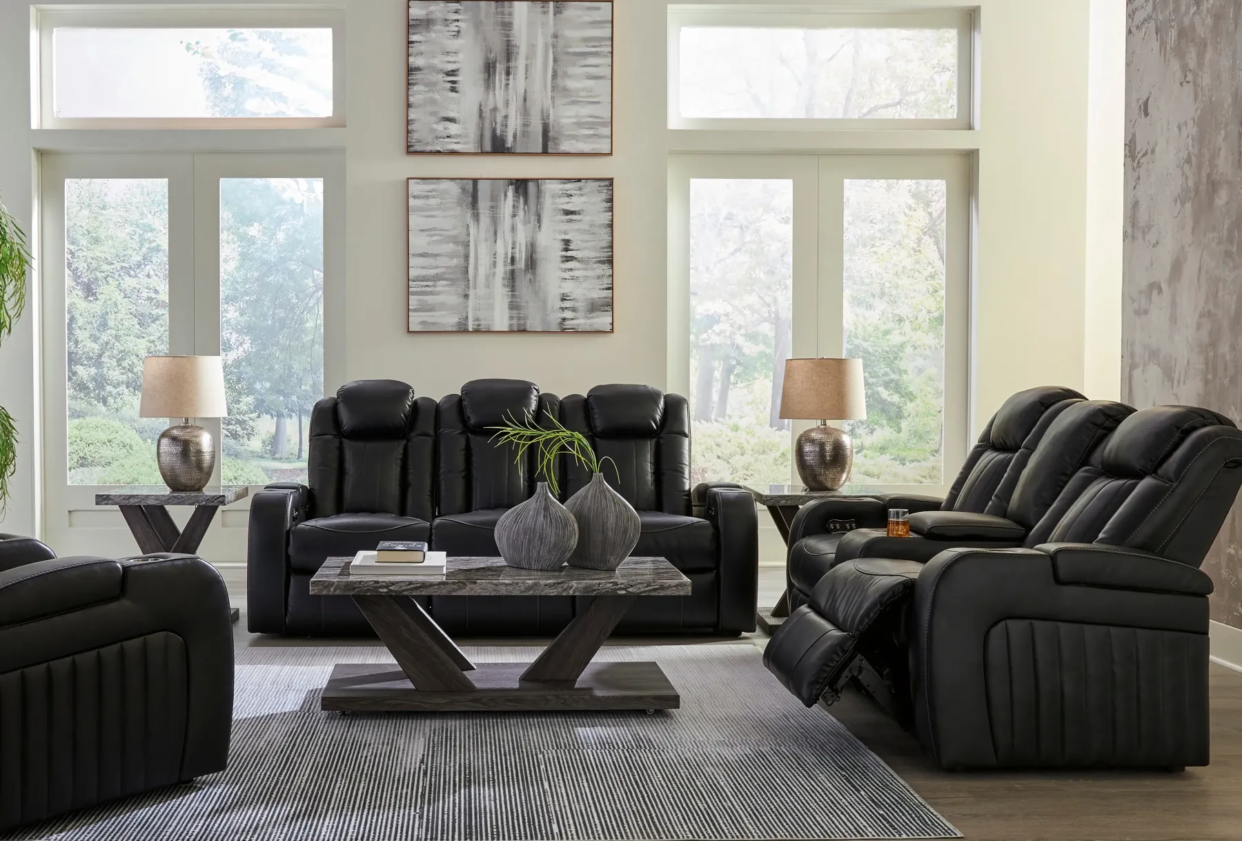 Sale American Furniture Galleries Caveman Den Power Recliner w/ Adjustable Headrest
