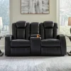 Online American Furniture Galleries Caveman Den Power Reclining Loveseat With Console