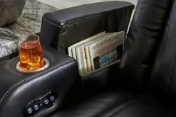 Online American Furniture Galleries Caveman Den Power Reclining Loveseat With Console