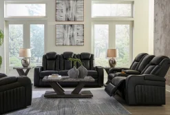 Online American Furniture Galleries Caveman Den Power Reclining Loveseat With Console