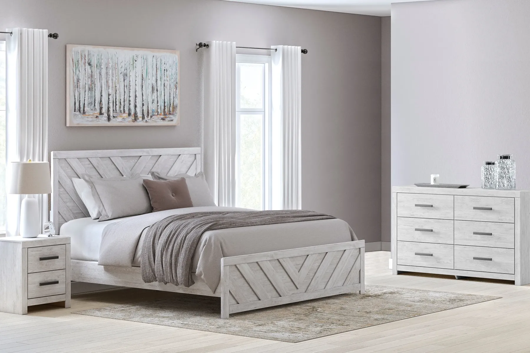 Sale American Furniture Galleries Cayboni 6-Piece Queen Bedroom Set