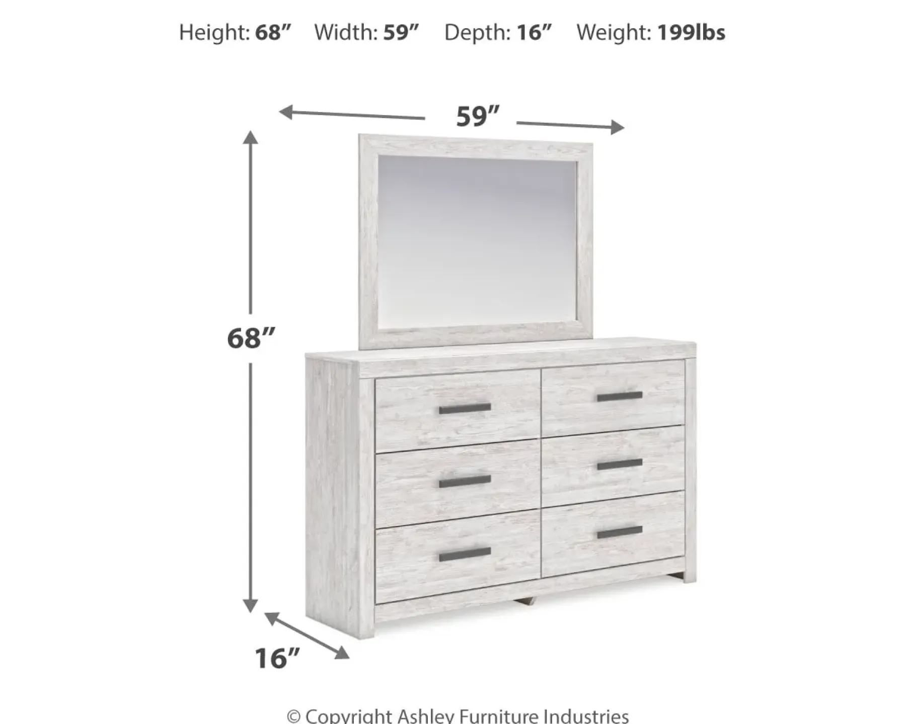 Sale American Furniture Galleries Cayboni 6-Piece Queen Bedroom Set