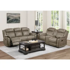 Clearance American Furniture Galleries Centeroak Double Reclining Loveseat