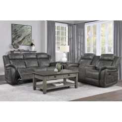 Sale American Furniture Galleries Centeroak Double Reclining Loveseat