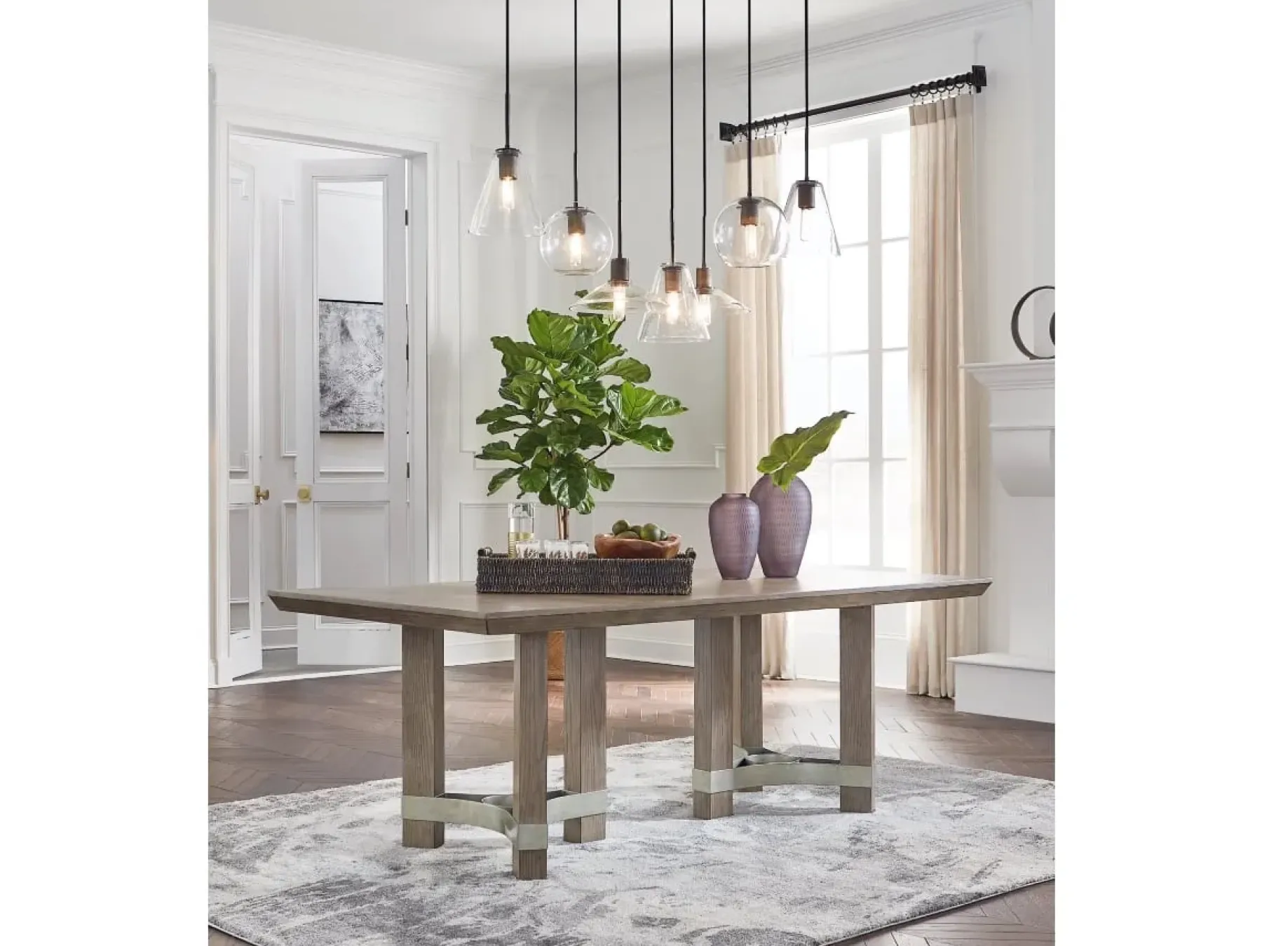 New American Furniture Galleries Chrestner 5-Piece Dining Set