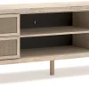 Discount American Furniture Galleries Cielden XL TV Stand W/ Fireplace Option