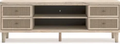 Discount American Furniture Galleries Cielden XL TV Stand W/ Fireplace Option