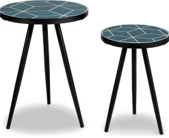 Sale American Furniture Galleries Clairbelle Accent Table (Set Of 2)