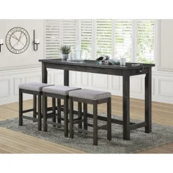 Discount American Furniture Galleries Connected Collection 4-Piece Pack Counter Height Set