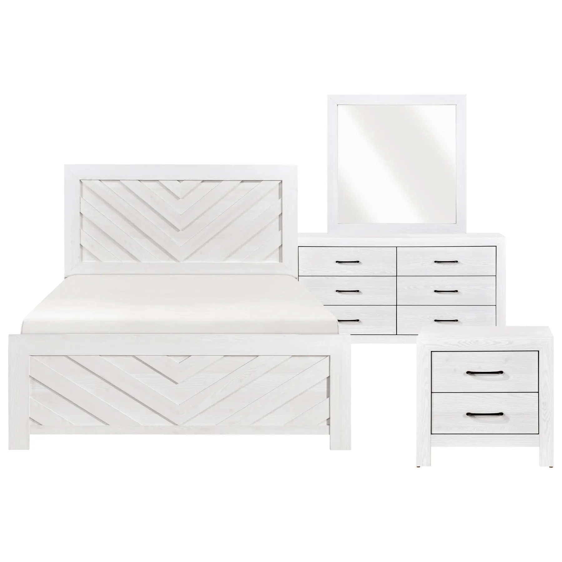 Online American Furniture Galleries Corbin 6-Piece Full/Queen/King Bedroom Set