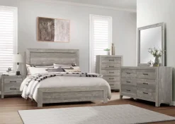 Sale American Furniture Galleries Corbin Queen Panel Bed in a Box