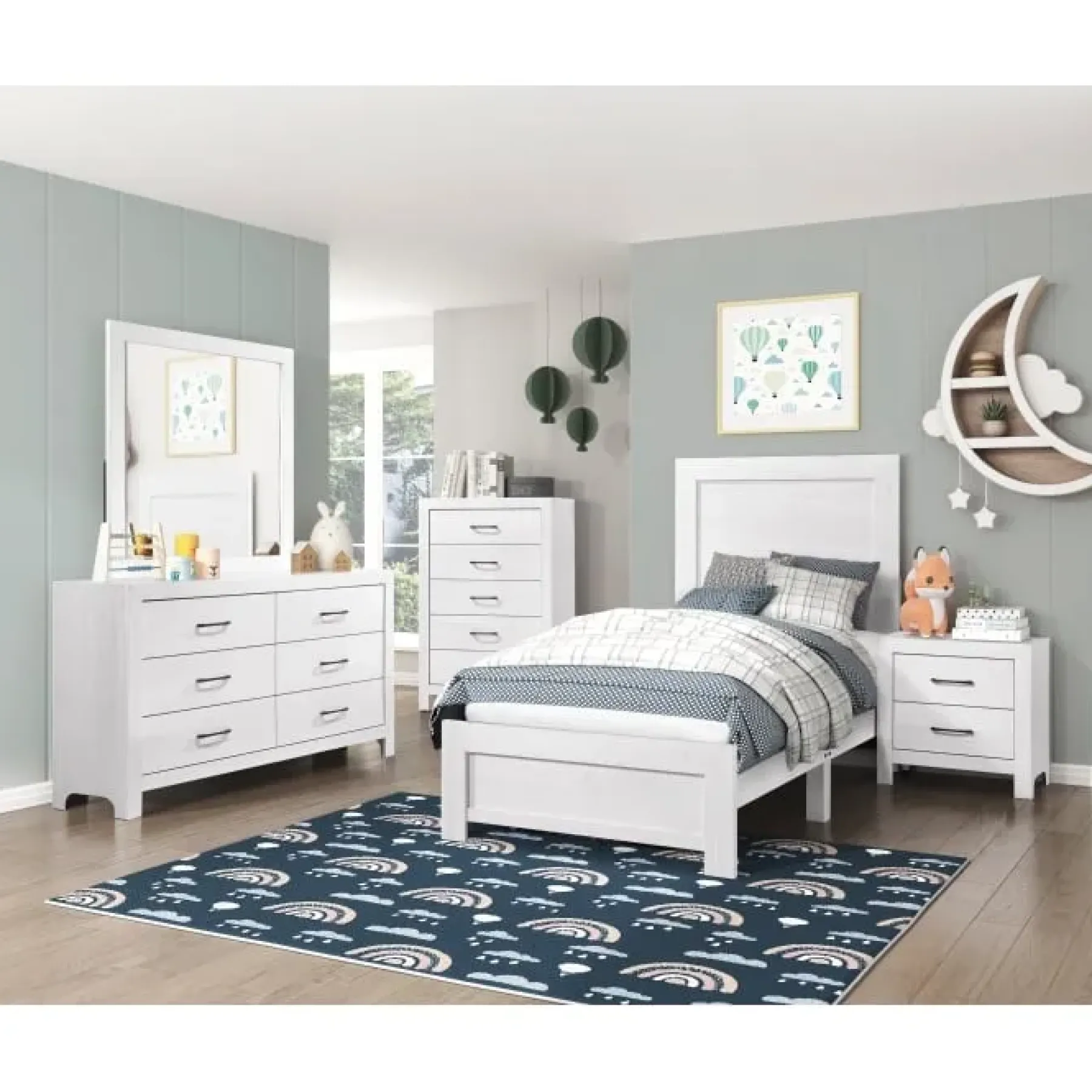 Clearance American Furniture Galleries Corbin Twin Panel Bed