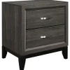 Discount American Furniture Galleries Davi 2-Drawer Nightstand