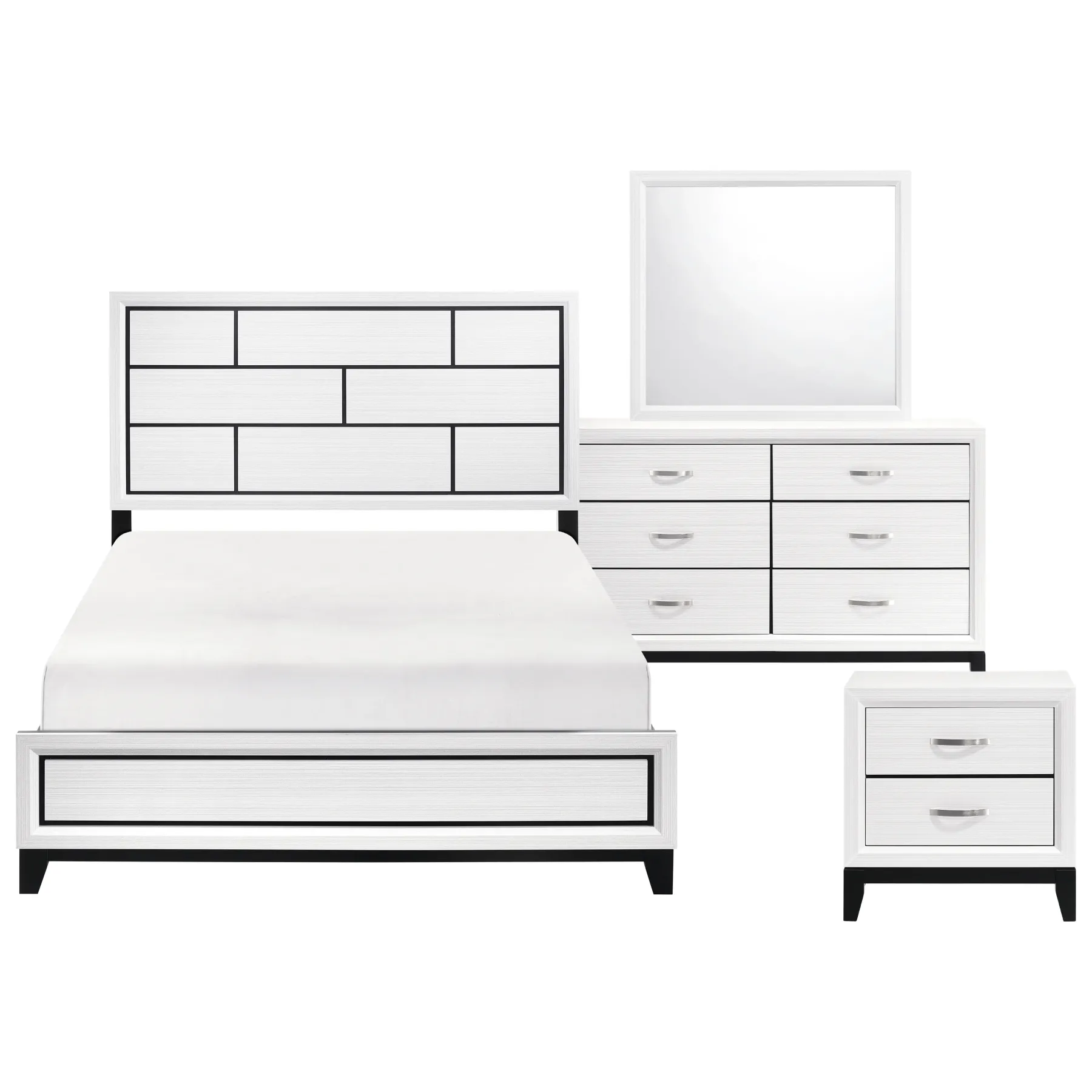 Online American Furniture Galleries Davi 6-Piece Queen Bedroom Set