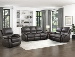 Best American Furniture Galleries Dawson Dual Manual Reclining Loveseat