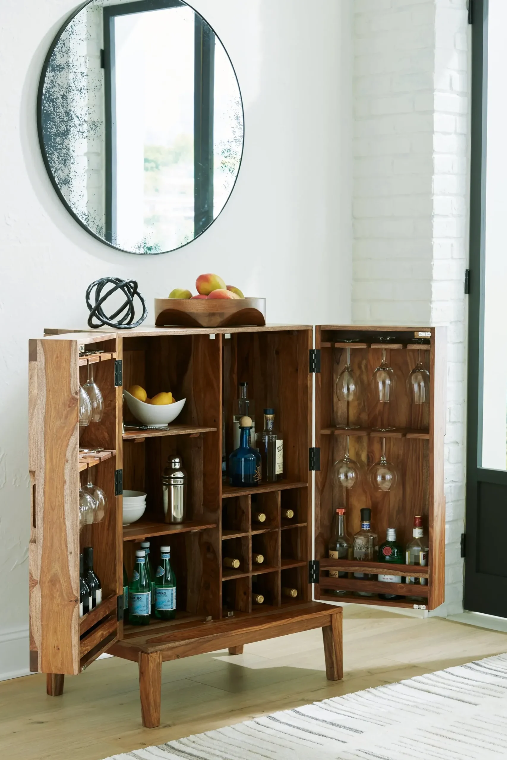 New American Furniture Galleries Dressonni Bar Cabinet