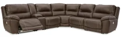 Sale American Furniture Galleries Dunleith 6-Piece Power Reclining Sectional