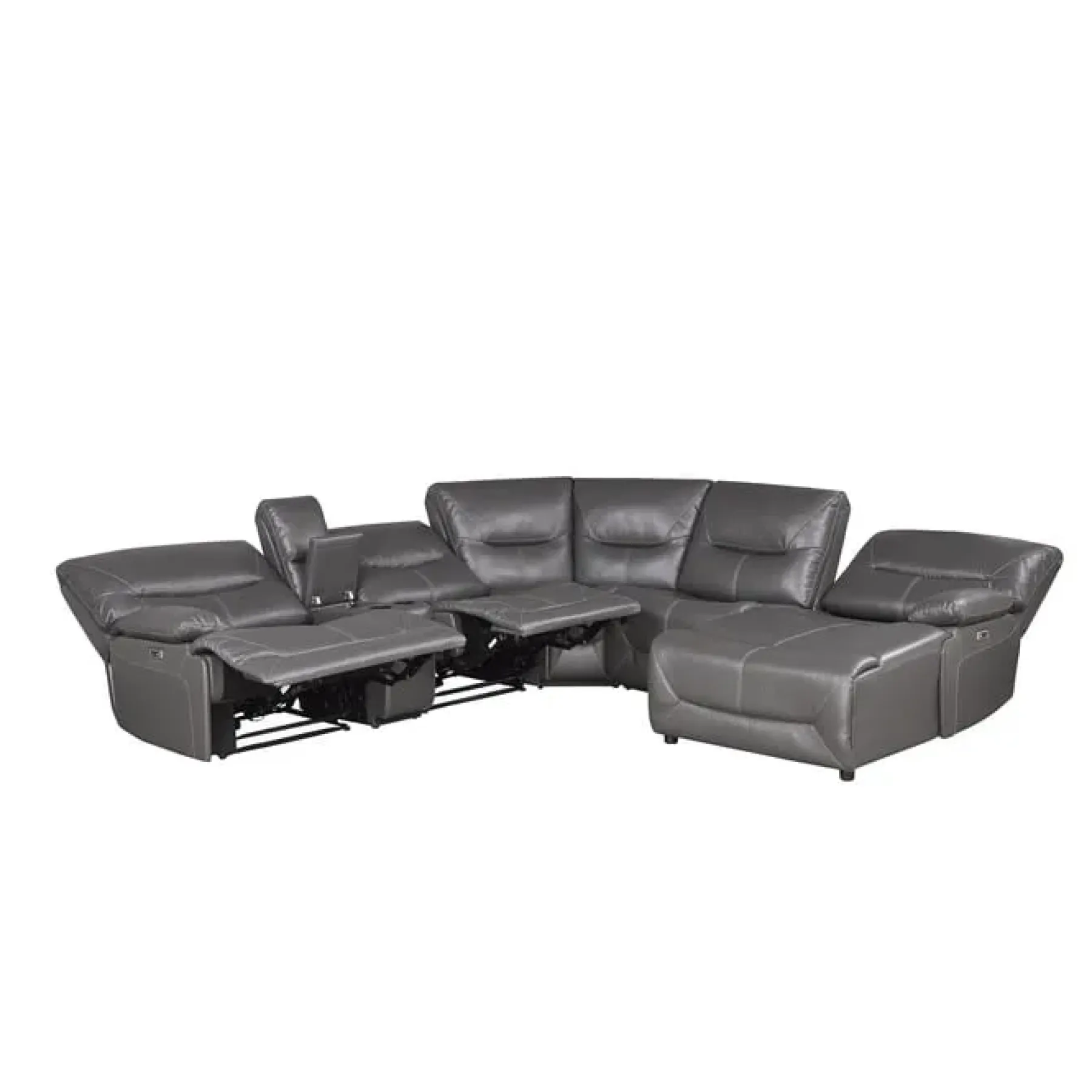 Best American Furniture Galleries Dyersburg 6-Piece Power Reclining Sectional Sofa