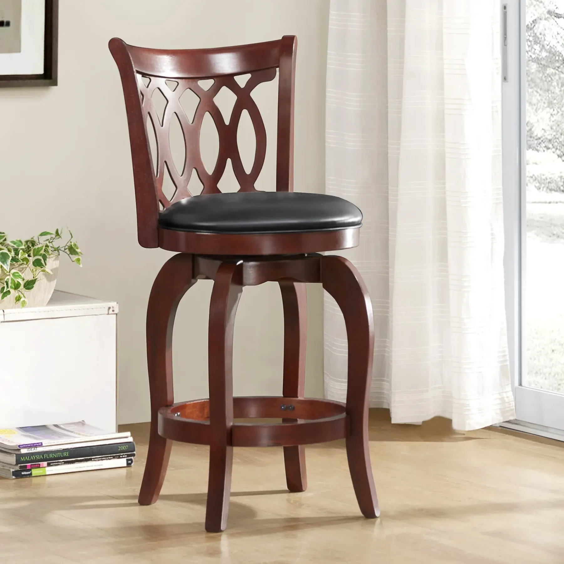 Best American Furniture Galleries Edmond Swivel Counter Height Stool