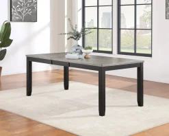 Discount American Furniture Galleries Elodie 78-inch Extension Leaf Dining Table