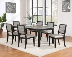 Discount American Furniture Galleries Elodie 78-inch Extension Leaf Dining Table