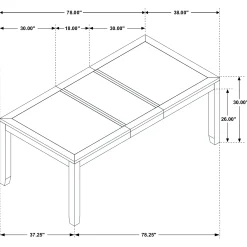 Best American Furniture Galleries Elodie 5-piece Extension Leaf Dining Set