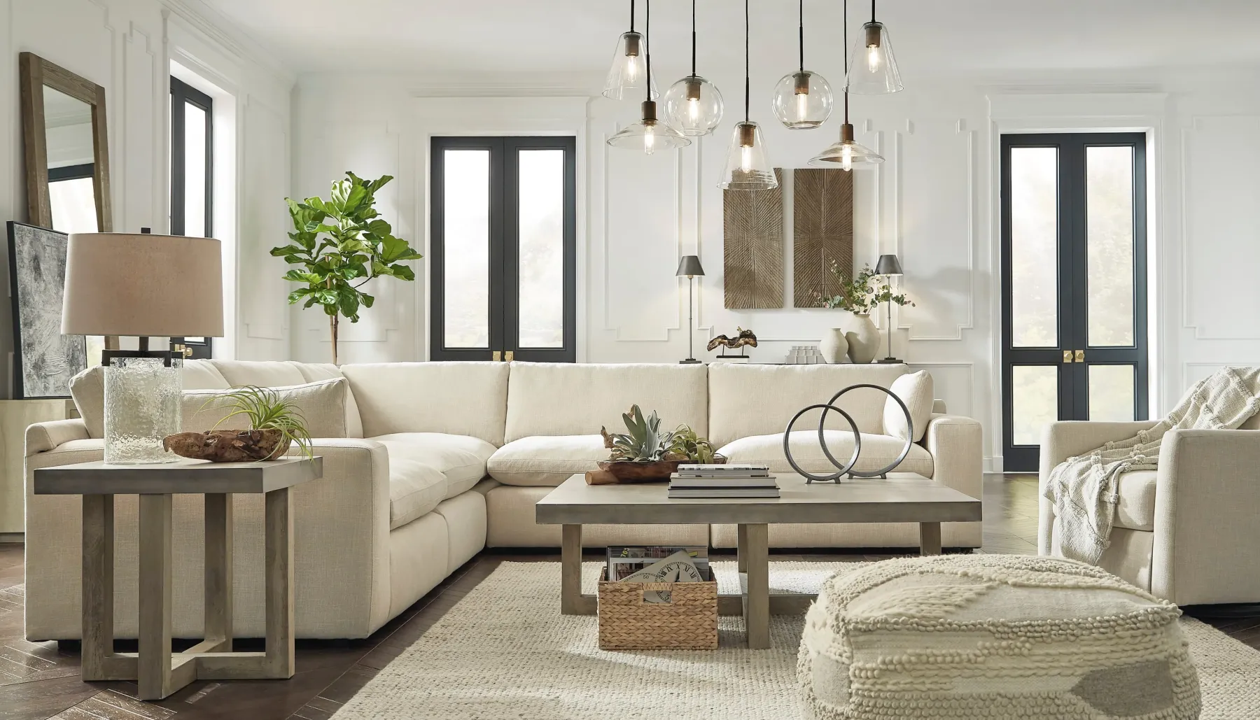 Hot American Furniture Galleries Elyza 5-Piece Modular Sectional