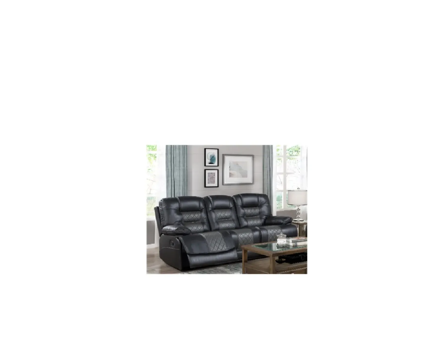 Fashion American Furniture Galleries Fabian Double Reclining Sofa