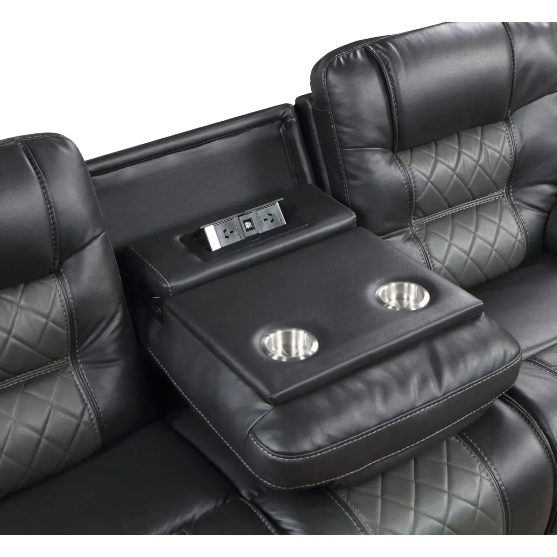 Fashion American Furniture Galleries Fabian Double Reclining Sofa