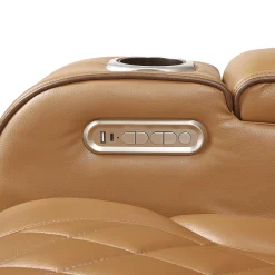 Sale American Furniture Galleries Fairway Dual Power Reclining Sofa