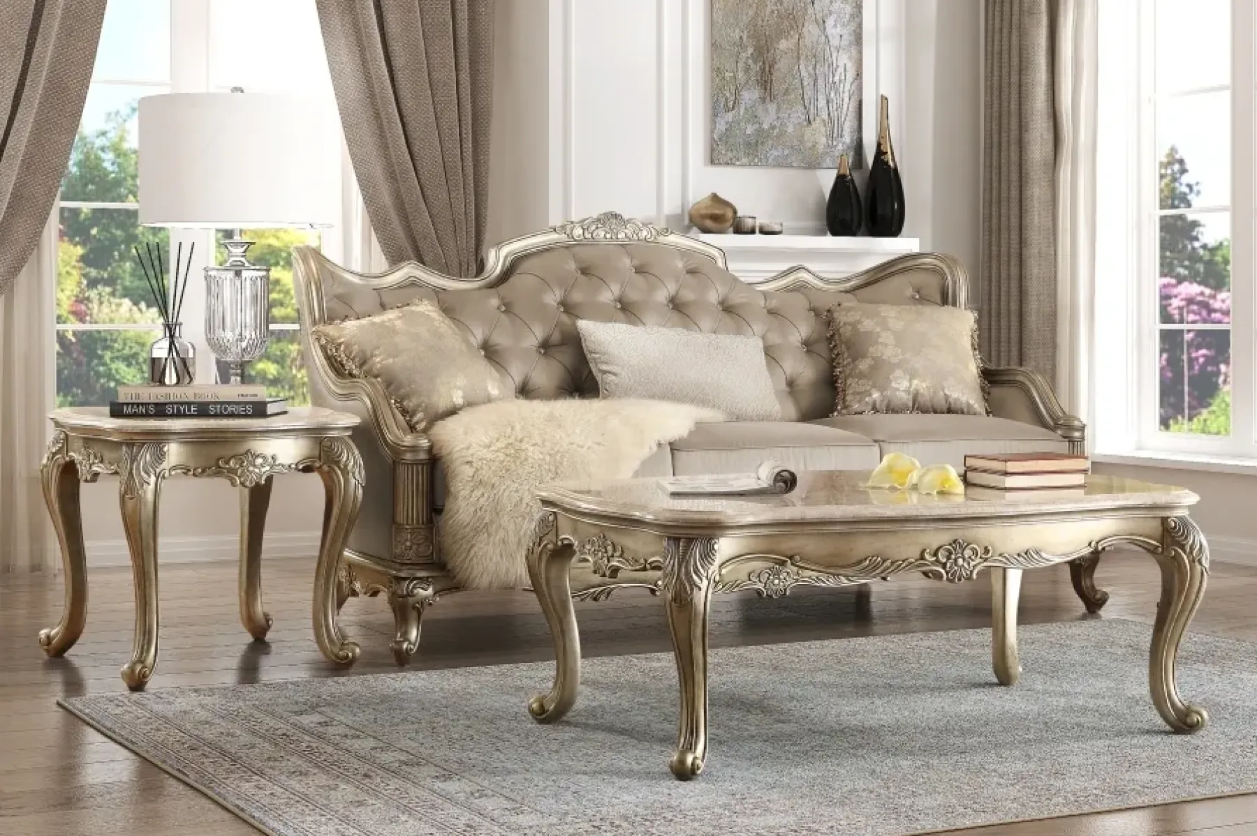 New American Furniture Galleries Florentina Cocktail Table