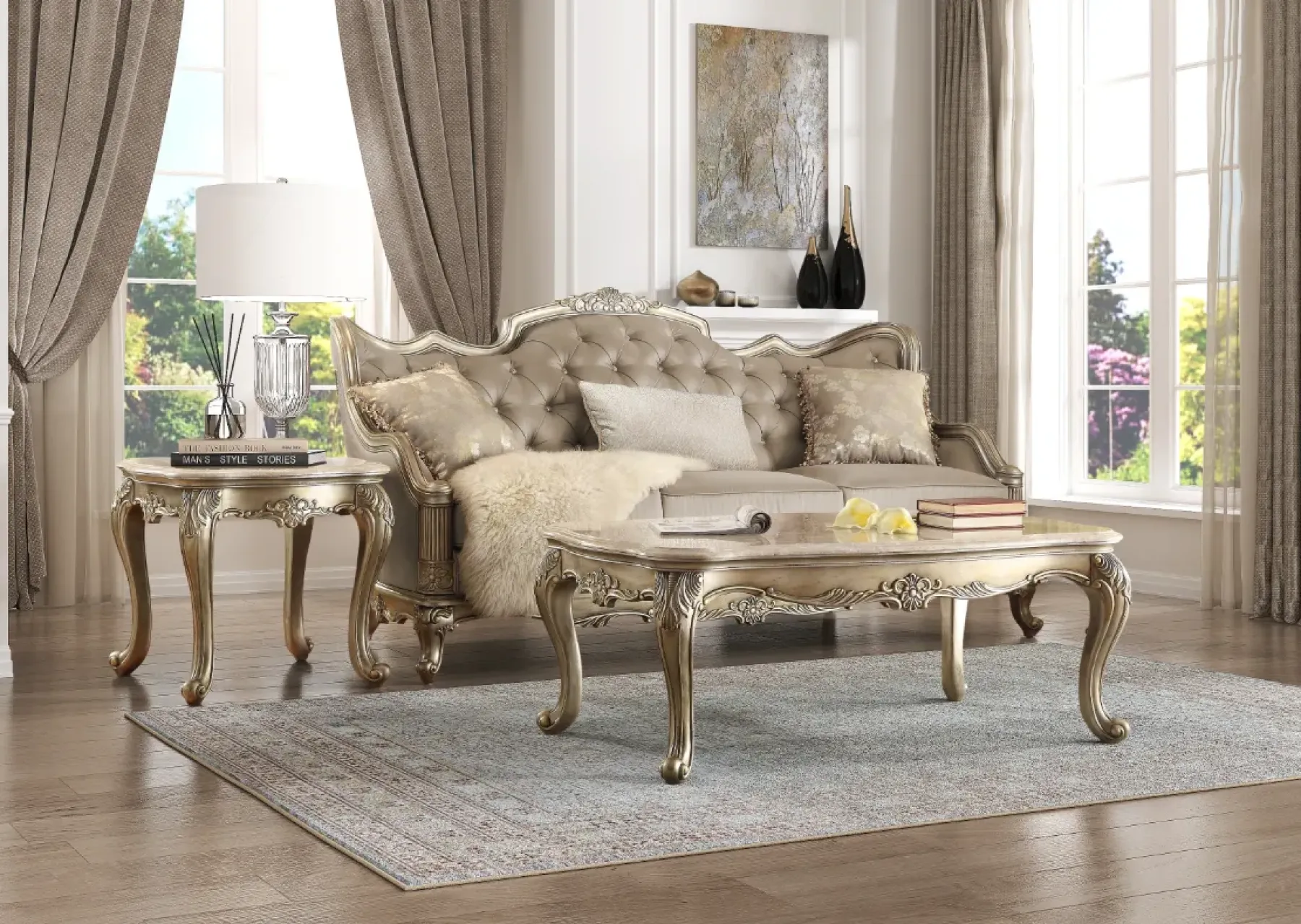 Hot American Furniture Galleries Florentina End Table