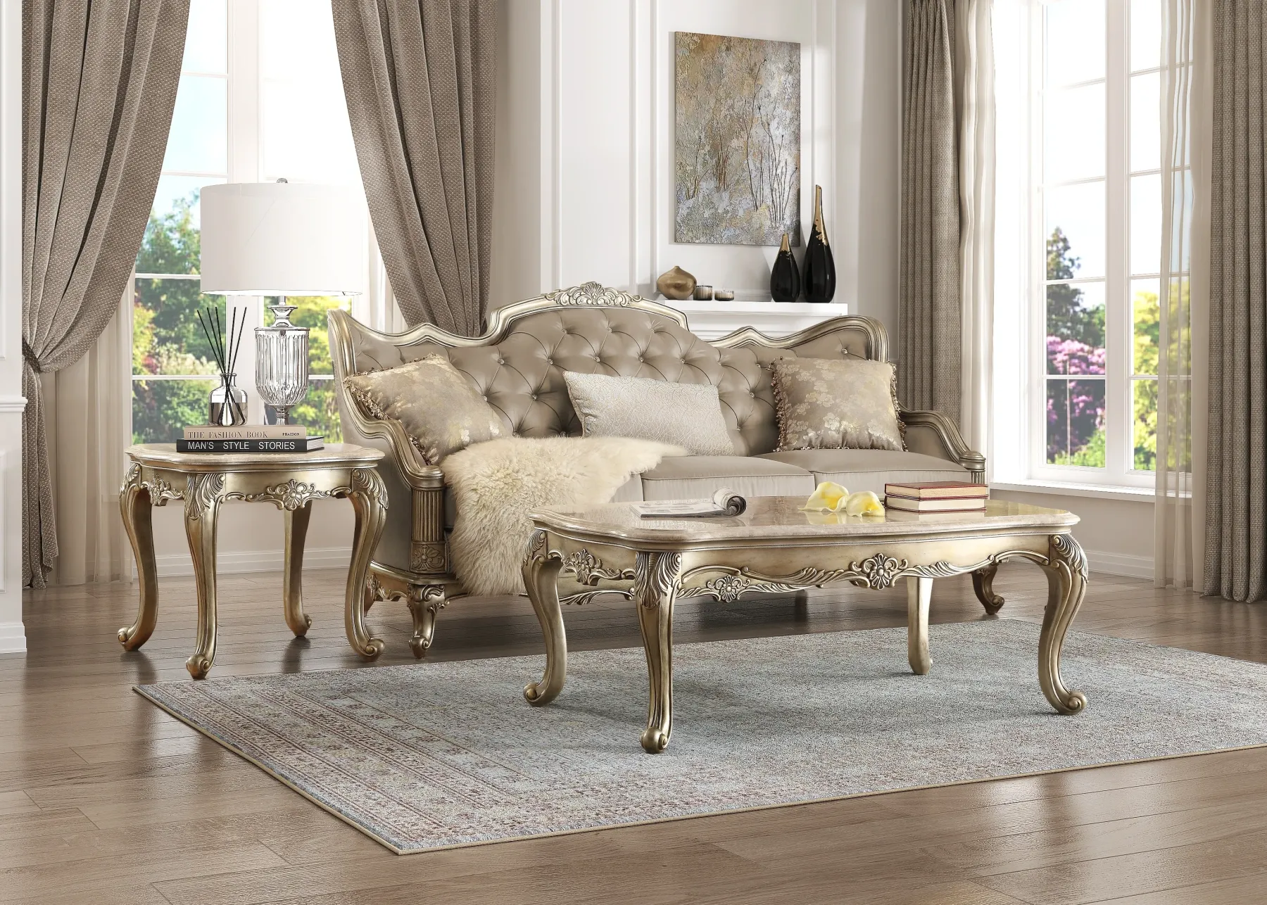 Hot American Furniture Galleries Florentina End Table