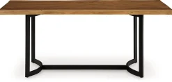Outlet American Furniture Galleries Fortmaine Rectangular Dining Room Table