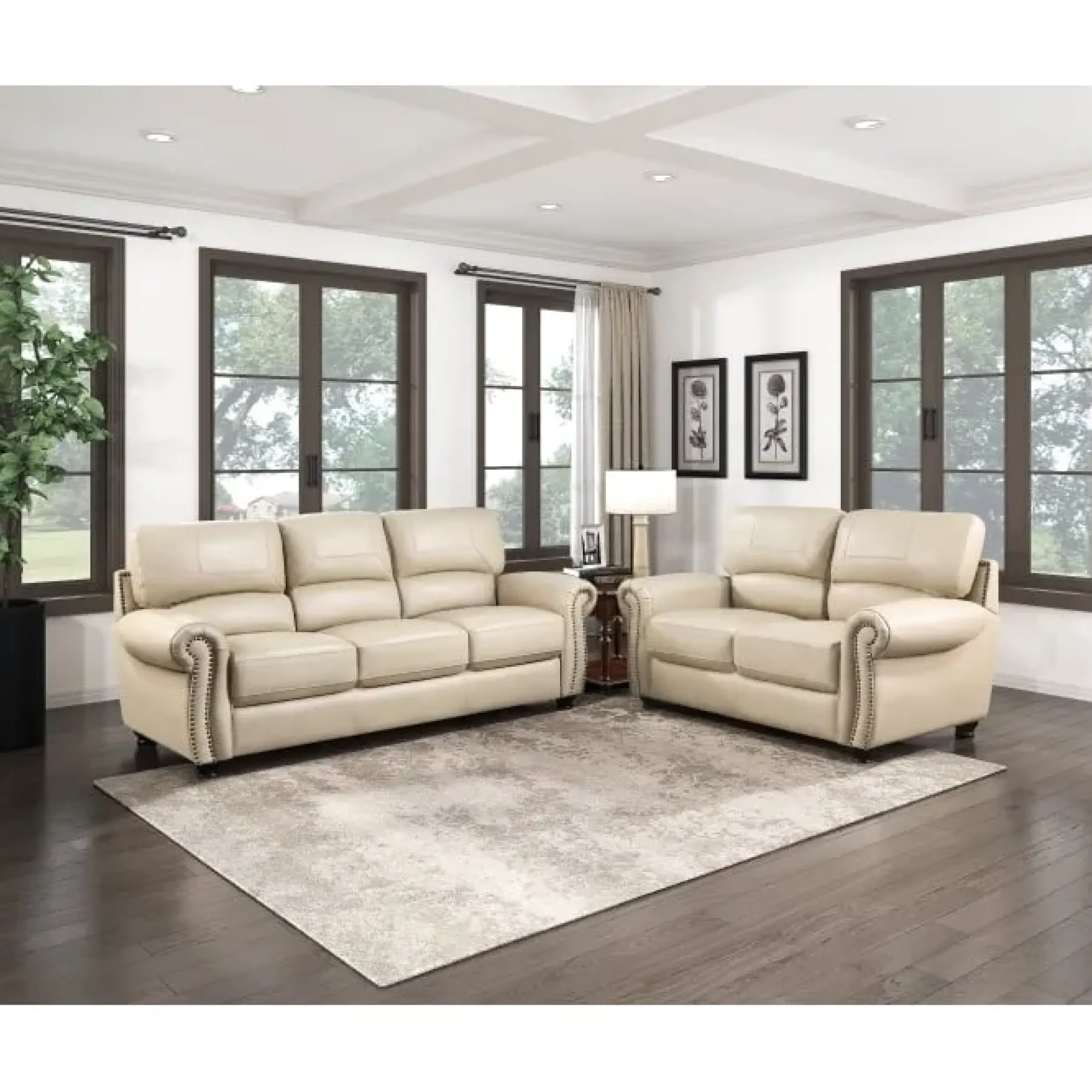 New American Furniture Galleries Foxborough 2-Piece Living Room Set