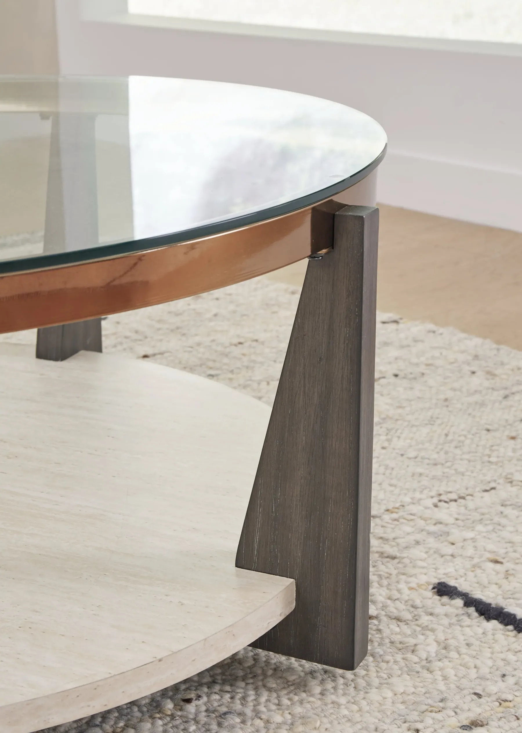 Online American Furniture Galleries Frazwa Round Coffee Table