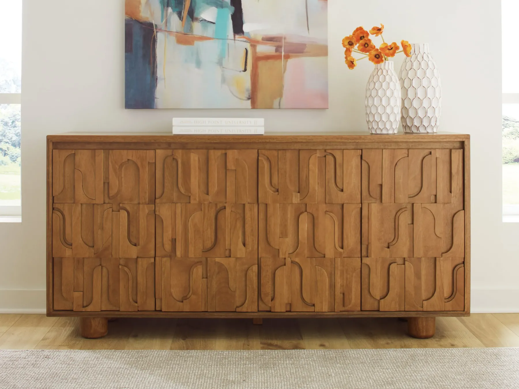 New American Furniture Galleries Gadburg Accent Cabinet