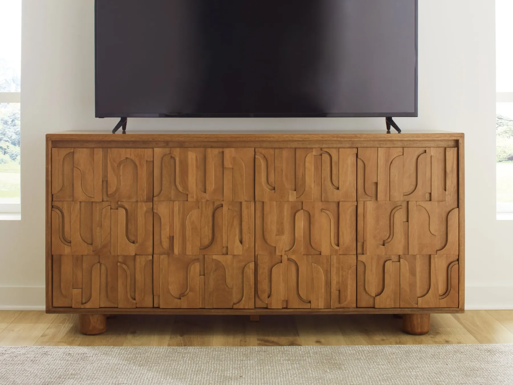 New American Furniture Galleries Gadburg Accent Cabinet